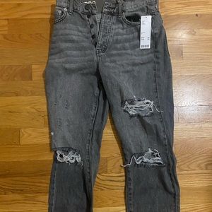 Urban Outfitters BDG Straight Leg Black High-rise Jeans